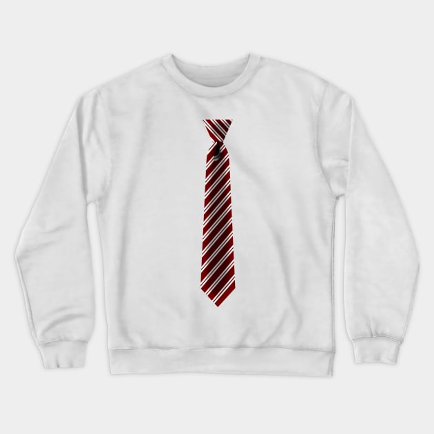 Necktie Tie Tieknot Windsor Office Crewneck Sweatshirt by MojoCoffeeTime